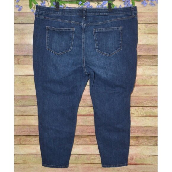 Sonoma Woman's PLUS Sized Skinny Leg Jeans Size 24W Stretch Comfort High Rise - Picture 4 of 9